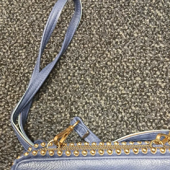 Max Studio Periwinkle Studded Clutch - Picture 2 of 11